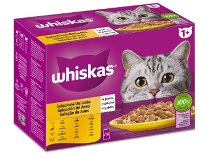 Picture of Whiskas Cat Food Poultry Selection 12pouches